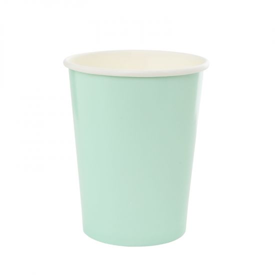 Pastel Mint Green Paper Party Cup Pack 10 - party cups and drinkware from Party & Pout Australia