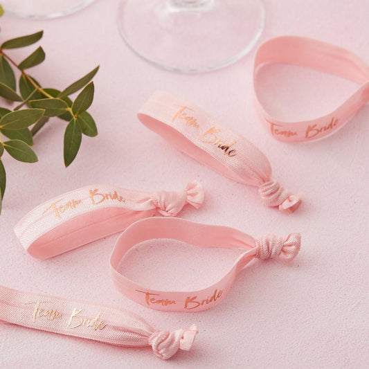 Pink Team Bride Bridal Shower Hens Party Bracelets - party supplies and decorations from Party & Pout Australia