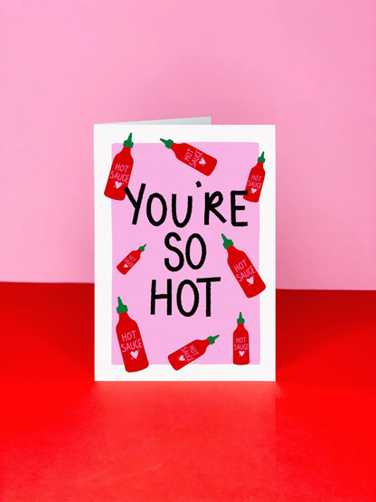 youre so hot valentines greeting card couples love card australia