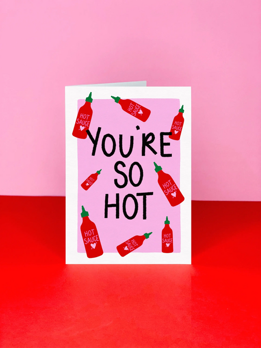 youre so hot valentines greeting card couples love card australia